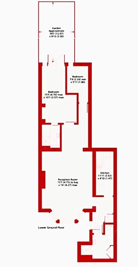 Holland Park Flat, 2bed 2bath, Breakfast, Lgf Apartamento